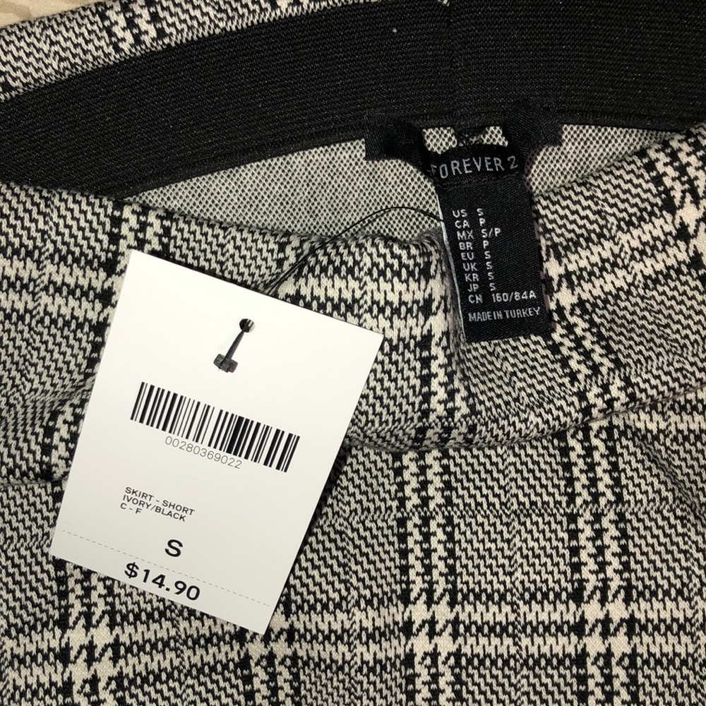 Forever 21 Houndstooth Skirt